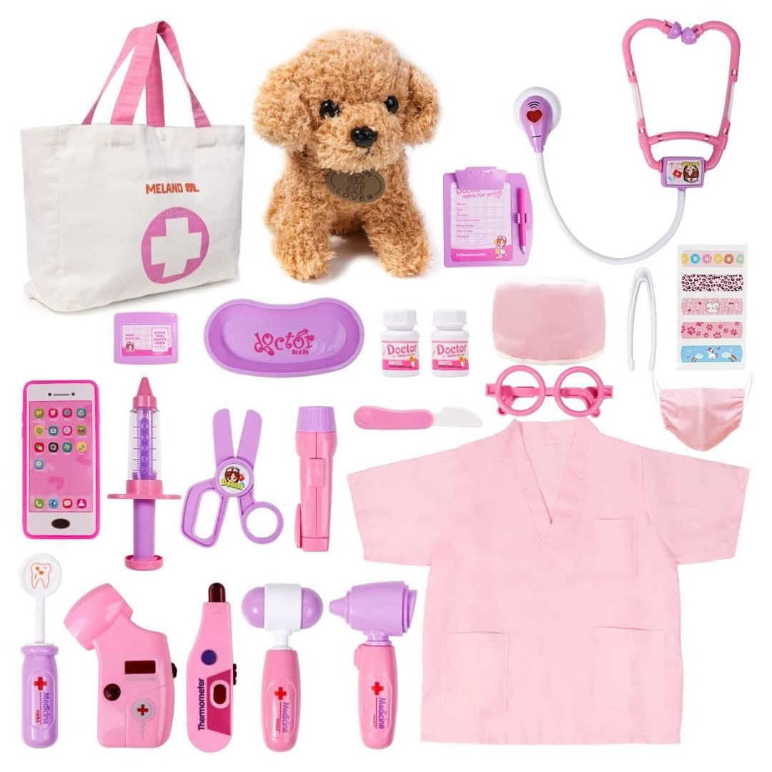 Meland Toy Doctor Kit for Girls