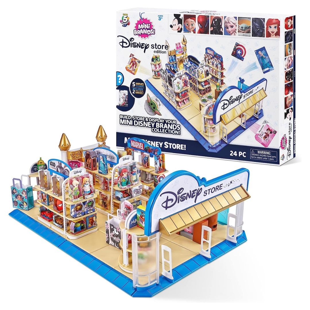 5 Surprise Mini Brands Disney Toy Store Playset by Zuru