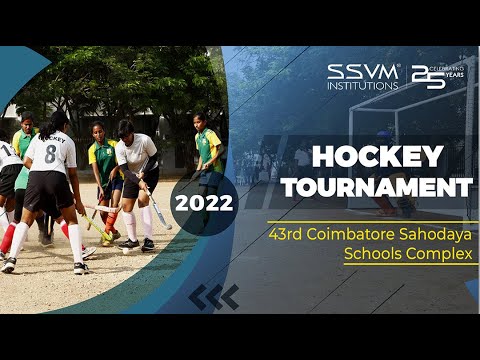 SAHODAYA HOCKEY TOURNAMENT  2022 | SSVM INSTITUTIONS - YouTube