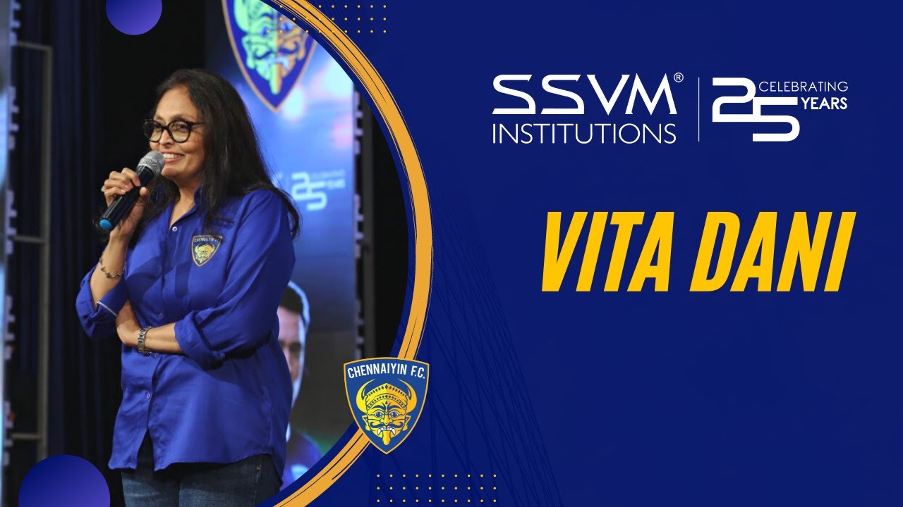 Vita Dani @ SSVM Institutions | Chennaiyin FC - YouTube