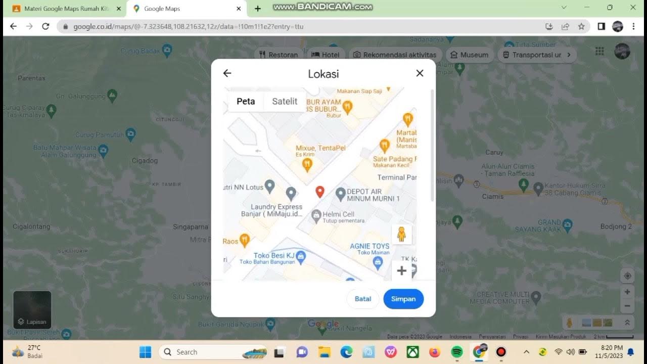 TUTORIAL CARA MEMBUAT ALAMAT RUMAH KE GOOGLE MAPS - YouTube